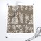 Boho Floral Neutral Brown Beige Flowers Faux Texture Botanical Rustic Block Print Farmhouse Custom Printed Fabric by Spoonflower Various Fabrics by the Yard or Fat Quarter